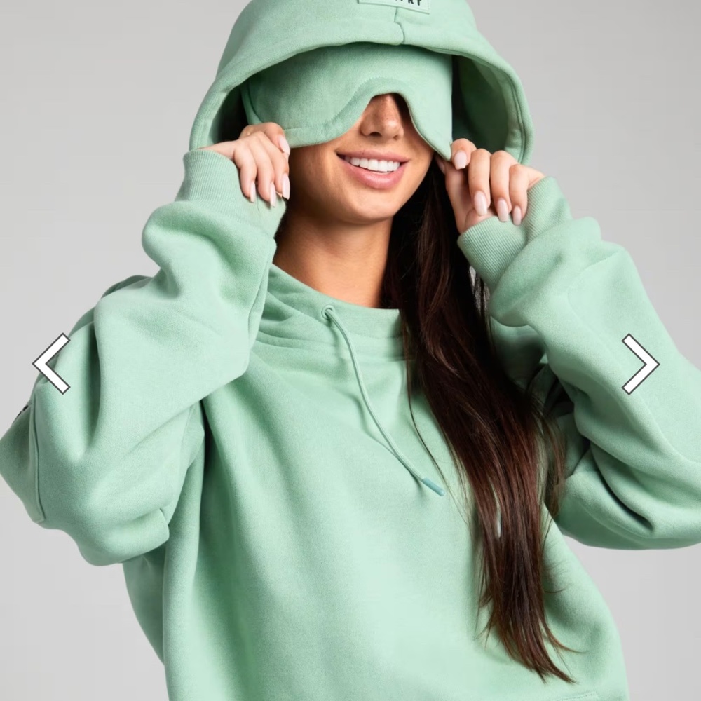 Comfrt Airplane Mode Hoodie Aloe Size Medium New